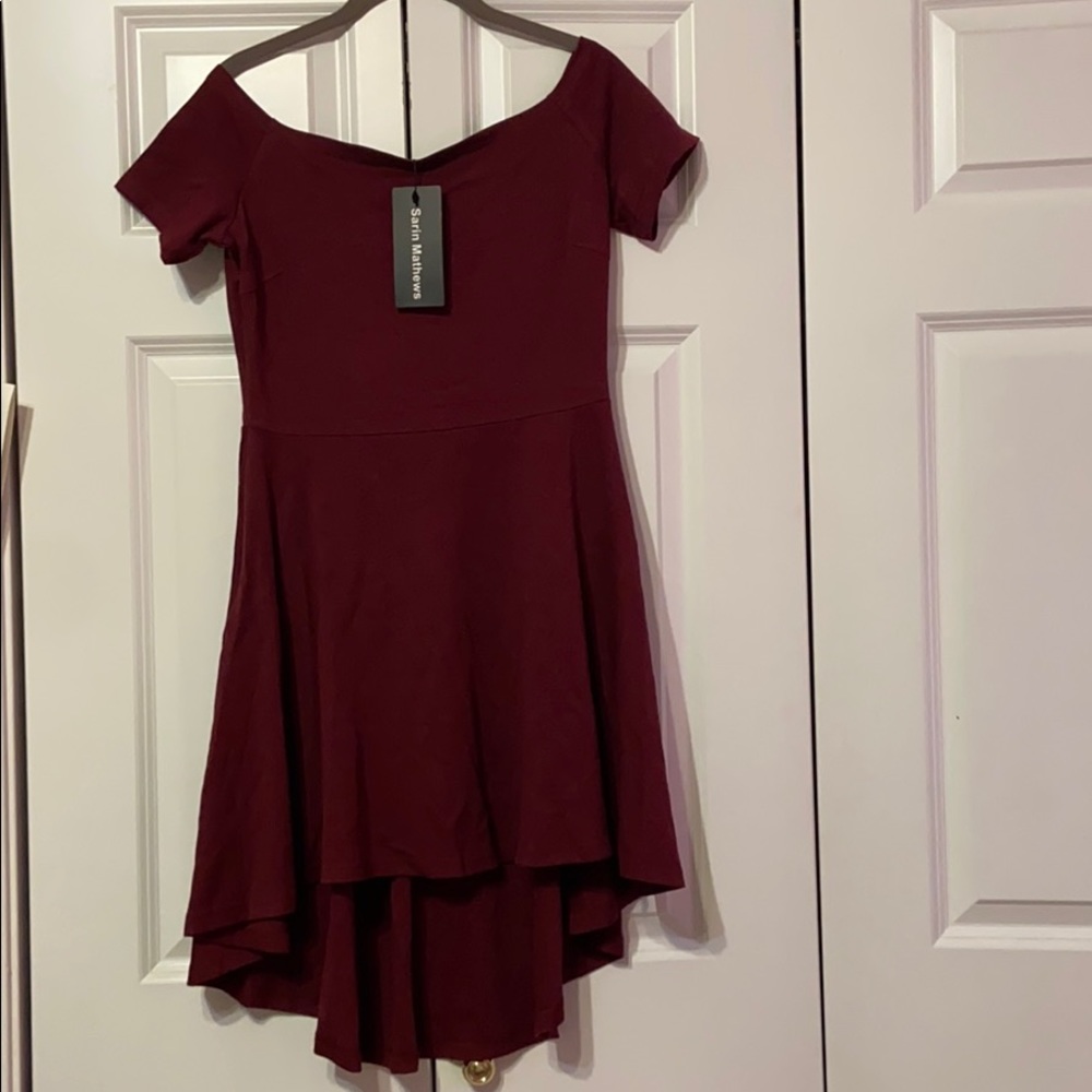 Maroon dress